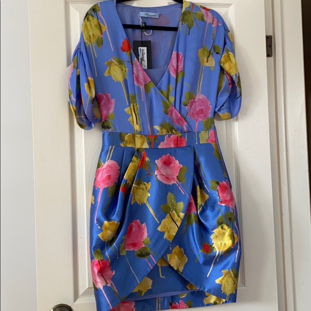 Blumarine floral print wrap dress - Picture 3 of 9